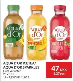 Nielsen's Discount AQUA D’OR ICETEA/ AQUA D’OR SPARKLES tilbud
