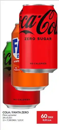 Nielsen's Discount COLA / FANTA ZERO tilbud