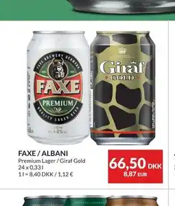 Nielsen's Discount FAXE / ALBANI tilbud