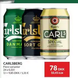 Nielsen's Discount CARLSBERG tilbud
