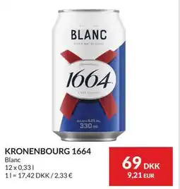 Nielsen's Discount KRONENBOURG 1664 tilbud