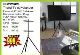 Harald Nyborg STEVISON Tripod TV gulvstander tilbud