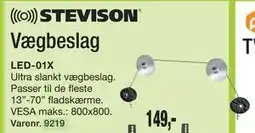 Harald Nyborg STEVISON Vægbeslag LED-01X tilbud