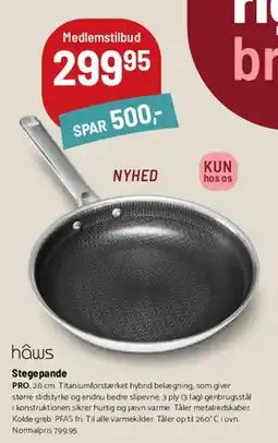 Kop & Kande Stegepande 28 cm tilbud