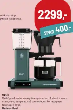 Kop & Kande Moccamaster Optio tilbud