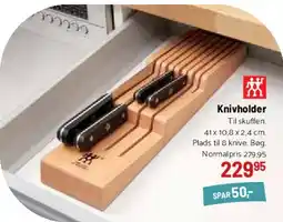 Kop & Kande Knivholder (træ) tilbud