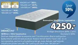 JYSK HORSLA + VOLA boxmadras tilbud