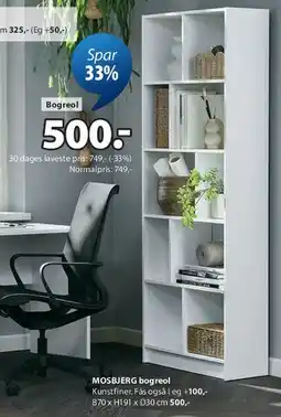 JYSK MOSBJERG bogreol tilbud