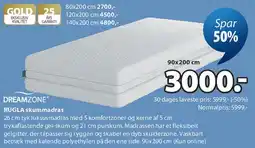 JYSK RUGLA skummadras tilbud