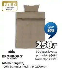 JYSK MALIN sengetøj tilbud