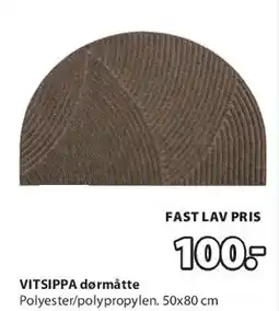 JYSK VITSIPPA dørmåtte tilbud