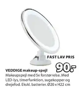 JYSK VEDDIGE makeup-spejl tilbud