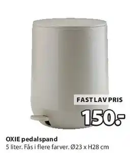 JYSK OXIE pedalspand tilbud