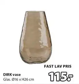JYSK DIRK vase tilbud