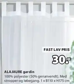 JYSK ALAJURE gardin tilbud