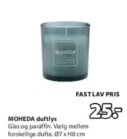 JYSK MOHEDA duftlys tilbud
