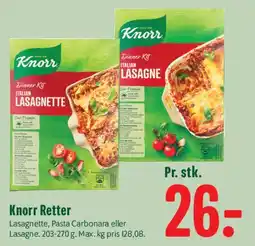 Min Købmand Knorr Retter tilbud