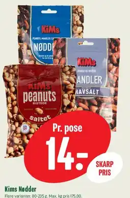 Min Købmand Kims Nødder tilbud