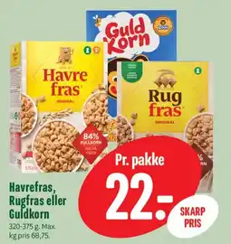 Min Købmand Havrefras, Rugfras eller Guldkorn tilbud