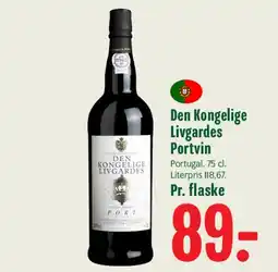 Min Købmand Den Kongelige Livgardes Portvin tilbud