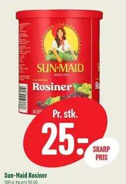 Min Købmand Sun-Maid Rosiner tilbud