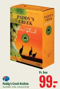 Min Købmand Paddy's Creek Hvidvin tilbud