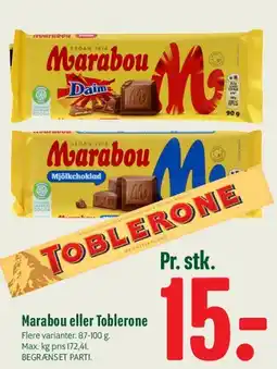 Min Købmand Marabou eller Toblerone tilbud