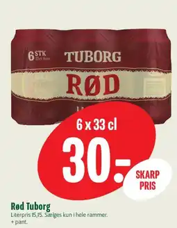 Min Købmand Rød Tuborg tilbud