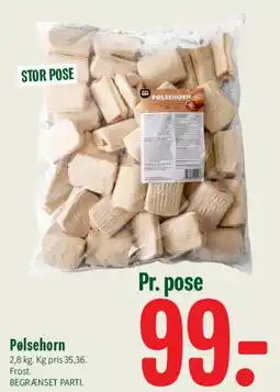 Min Købmand Pølsehorn (stor pose) tilbud