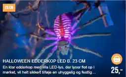 Harald Nyborg Halloween Edderkop Led tilbud