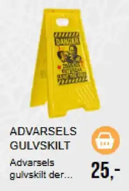 Harald Nyborg Advarelses gulvskilt tilbud