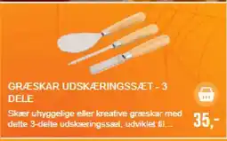 Harald Nyborg Græskar udskæringssæt 3 dele tilbud