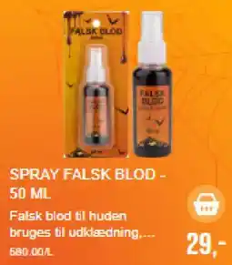 Harald Nyborg Falsk Blod Spray tilbud