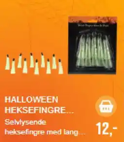 Harald Nyborg Halloween heksefingre tilbud