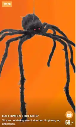 Harald Nyborg Halloween Edderkop tilbud