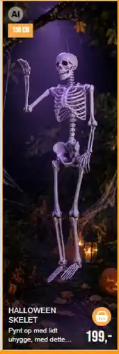 Harald Nyborg Halloween Skelet tilbud