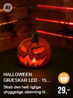 Harald Nyborg Halloween Græskar Led tilbud