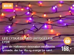 Harald Nyborg Led lyskæde med uhyggelige lyde tilbud