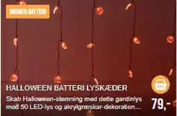 Harald Nyborg Halloween Batteri Lyskæder tilbud