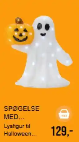 Harald Nyborg Spøgelse med... Lysfigur til Halloween... tilbud