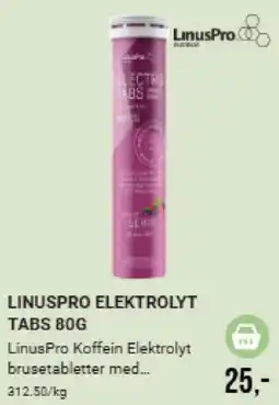 Harald Nyborg LinusPro Elektrolyt Tabs tilbud