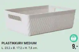 Harald Nyborg Plastikkurv medium tilbud