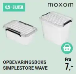 Harald Nyborg Opbevaringsboks simplestore wave tilbud