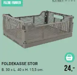 Harald Nyborg Foldekasse stor tilbud