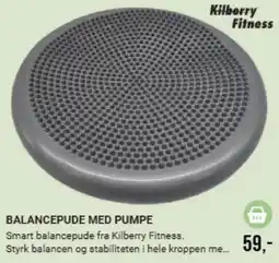 Harald Nyborg Kilberry Fitness balancepude med pumpe tilbud