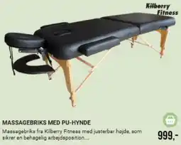 Harald Nyborg Kilberry Fitness massagebriks med pu-hynde tilbud