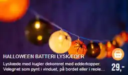 Harald Nyborg Halloween Batteri Lyskæder tilbud