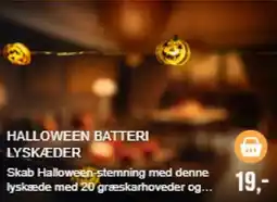 Harald Nyborg Halloween Batteri Lyskæder tilbud