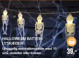Harald Nyborg Halloween batteri lyskæder tilbud