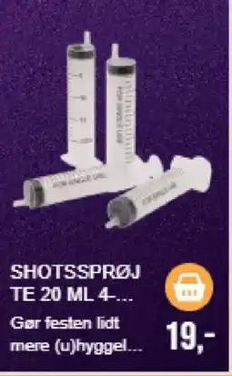 Harald Nyborg Shotssprøjte tilbud